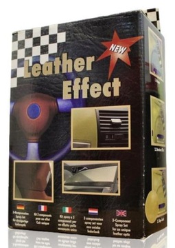 MOTIP LEATHER EFEKT SKÓRY CZERWONO BRĄZOWY 3x150ml