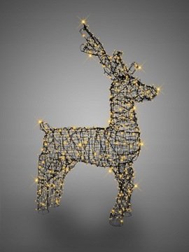 3D LED ОЛЕНЬ 1000 МЕГА БОЛЬШОЙ XXXL 220см