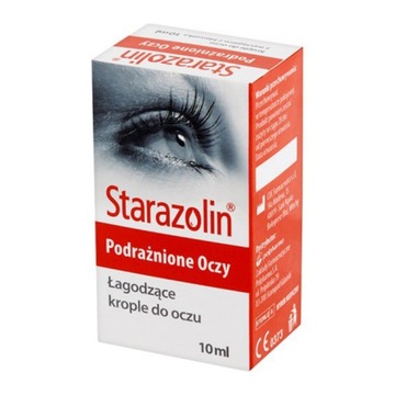 Krople Starazolin na podrażnione oczy Łagodzą ból i zaczerwienienia - 10 ml