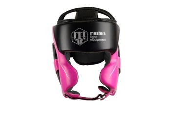 KASK BOKSERSKI SPARINGOWY KSTOP-PU-FT M/L RÓŻOWY