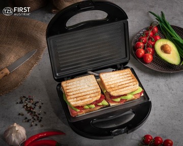 Электрический тостер для сэндвичей-гриль TOADER FIRST AUSTRIA