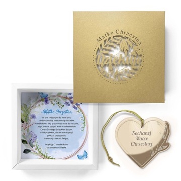 Благодарственные письма крестным родителям к первому причастию, 2 шт.