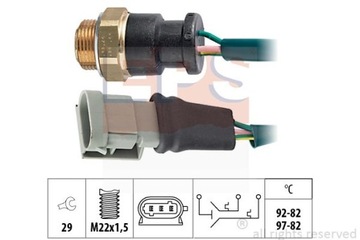EPS 1.850.662 PŘEPÍNAČ TERMICKÝ VENTILÁTOR CHLADIČŮ