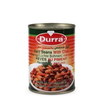 BÓB FOUL MEDAMMES Z CHILLI 400 g Durra