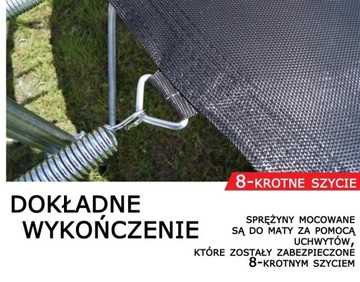 БАТУТНЫЙ КОВРИК 366 СМ 12 ФУТОВ 72 ПРУЖИНЫ