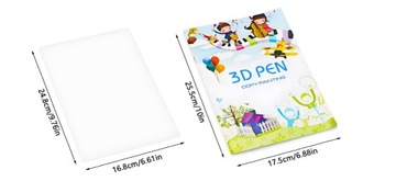 КНИГА С ШАБЛОНАМИ 3D-РУЧКИ 40 СТРАНИЦ 3D-УЗОРЫ ДЛЯ ДЕТЕЙ