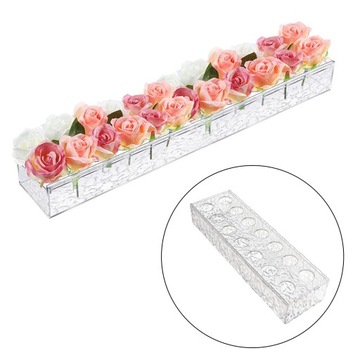 Прямоугольная ваза для цветов, контейнер для цветочных растений.