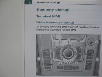 Audi A6 C6 MMI instrukcja nawigacji Audi Q7 MMI PL