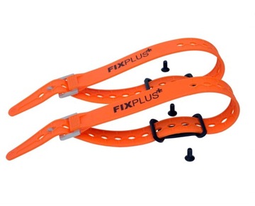 FixPlus Napinacz + pasek 46cm x2 (/: pomarańczowy)