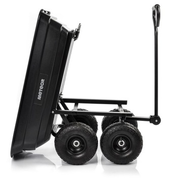 ТРАНСПОРТНЫЙ ГРУЗОВИК, САМОСВАЛ, тачка МЕТЕОР, вместительная, поворотная ось, большие колеса