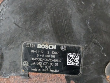 ČERPADLO VYSOKÉHO TLAKU SMART FORFOUR 2005 A6400700601