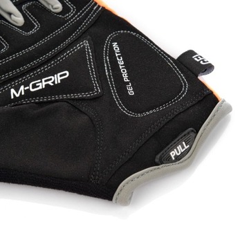 RĘKAWICZKI ROWEROWE NA ROWER KRÓTKIE METEOR GEL GX35 L żelowe elastyczne