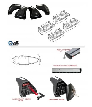 BAGAŻNIK DACHOWY Renault Clio IV 4 2012 - 2019 r