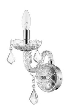KINKIET GLAMOUR LAMPA ŚCIENNA Cristallo