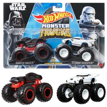 HOT WHEELS MONSTER TRUCKS DEMOLITION DOUBLES POJAZDY STAR WARS DARTH VADER