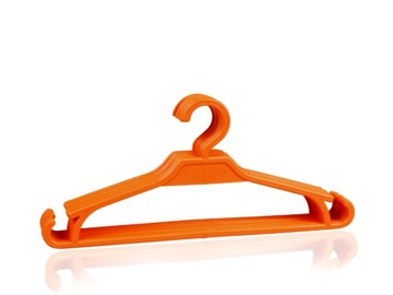 WIESZAKI DO DOMU DZIECIĘCE SZAFA POMARAŃCZOWE 50sz