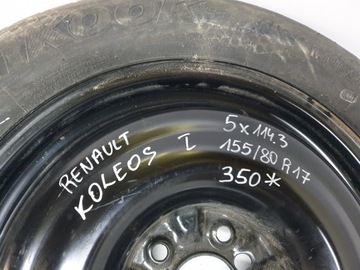 KOLO REZERVY 155/80/R17 RENAULT KOLEOS