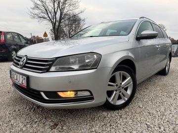 Volkswagen Passat B7 Variant 2.0 TDI CR DPF BlueMotion 140KM 2014 Volkswagen Passat PASSAT 2.0 TDI Automat Czujniki Parkowania Alu Navigacja