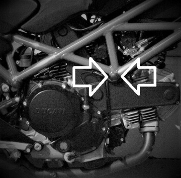 ПЕРУН | Аварийные накладки рамы DUCATI MONSTER 600 - 695, 750, 796,1000, S2R, S4R