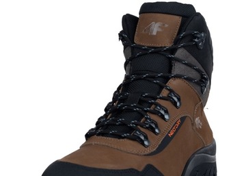 BUTY MĘSKIE 4F TREKKINGOWE WODOODPORNE ZIMOWE OBMH273 44S R-42