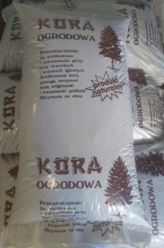 Кора сосновая садовая средняя, ​​несортированная, 50л.