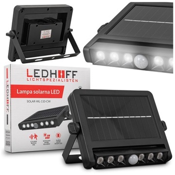 Lampa solarna Halogen LED z czujnikiem ruchu