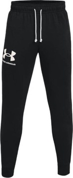 Under Armour Spodnie sportowe męskie Rival Terry Joggers czarne r. M