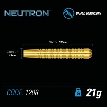 ДРОТИК WINMAU NEUTRON BRASS STEEL 21г дротики