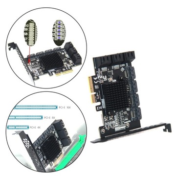 Переходник PCIE -e на 3.0 6 Гбит/-порт