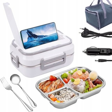Электрический контейнер для подогрева еды для ланча