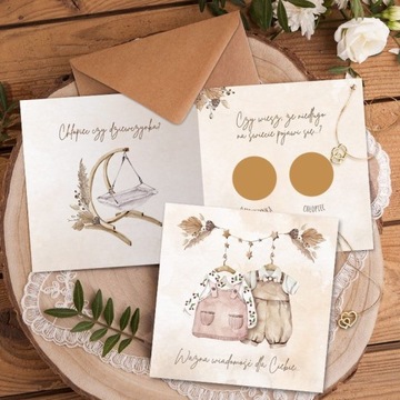 ZDRAPKA Ujawnij płeć dziecka Boho CHŁOPIEC