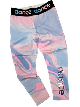 SPODNIE LEGGINSY GETRY DANCE MULTIKOLOR 152-158
