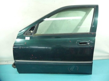 DVEŘE PŘEDNÍ LEVÉ PEUGEOT 406 4D ZELENÝ