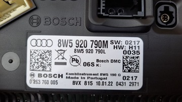 AUDI A4 B9 - PŘÍSTROJOVÁ DESKA BUDÍKY ALLROAD EU 2023 8W5920790M