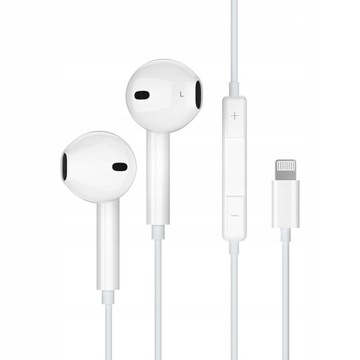 WYDAJNE SŁUCHAWKI DOUSZNE DO IPHONE LIGHTNING JELLICO EP2A + MIKROFON