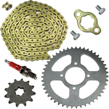 ZESTAW NAPĘD ZĘBATKA ŁAŃCUCH ZIPP NEKEN GB STREET