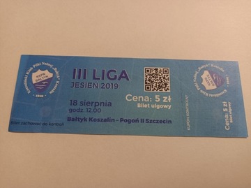 BAŁTYK KOSZALIN - POGOŃ II SZCZECIN 18-08-2019