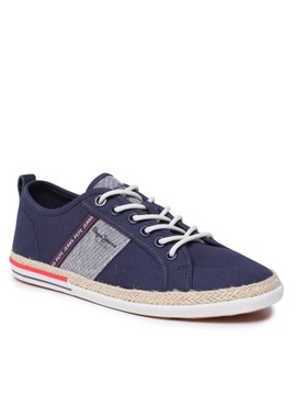 PEPE JEANS Espadryle Maoui Tape PMS30917 Ocean 588