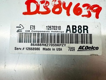 # ŘÍZENÍ OPEL MOKKA 1.4 12670310 AB8R