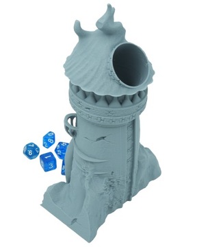 Каменная башня для игры в кости - Dice Tower Светло-серый