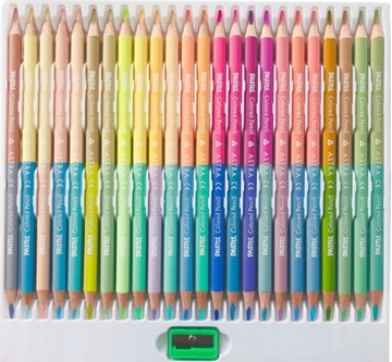 Карандаши Astra двусторонние PASTEL 24=48