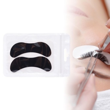 Eyelash Perm Pad Silikonowe rzęsy Czarne