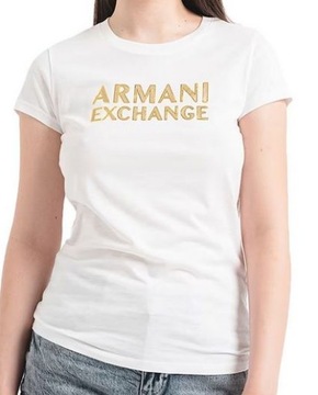 Armani Exchange t-shirt 6RYT07 YJ8QZ 1000 Kolor biały Rozmiar S