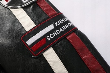 МУЖСКАЯ МОТОЦИКЛОВАЯ КОЖАНАЯ КУРТКА L