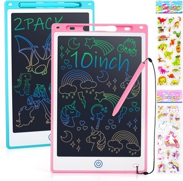 TABLET GRAFICZNY do rysowania PISANIA ZNIKOPIS tablica LCD 10 CALI
