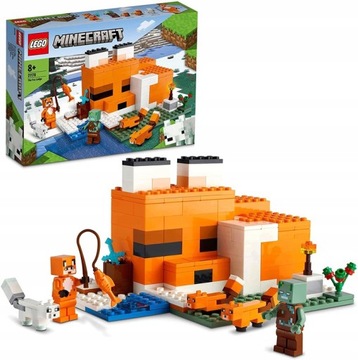 LEGO Minecraft 21178 ОБИТАНИЕ ЛИСЫ ДОМ ЛИСЫ