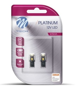 ŻARÓWKI W5W LED 12V 6XSMDM-TECH