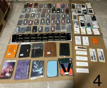 Коробка микс Amazon категории А 100 шт. Чехлы для телефонов, планшетов и ремешки для умных часов.