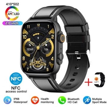 2023 NFC Bluetooth Call Smartwatch Women AMOLED HD Screen Always display