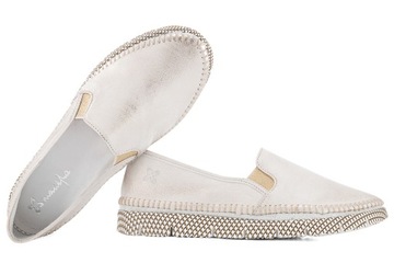 MACIEJKA 03512 PÓŁBUTY DAMSKIE ESPADRYLE MOKASYNY BALERINY